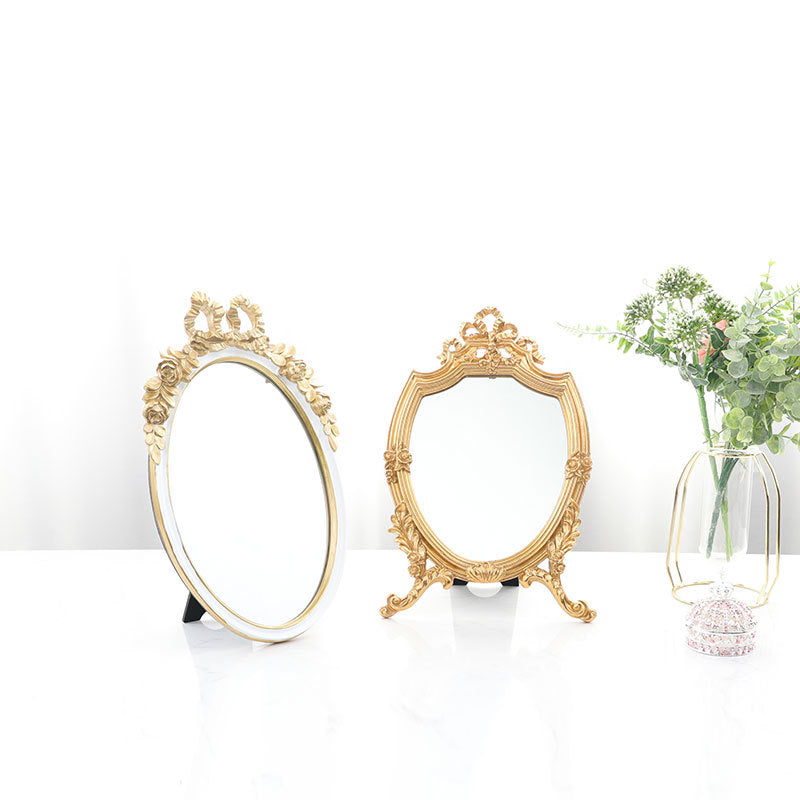 European Make-up Mirror Tabletop Creative Single-sided Mirror European Make-up Mirror Tabletop Creative Single-sided Mirror